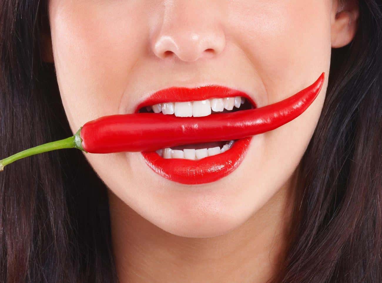 Close-up of a smile with immediate whitening results after treatment Kettering