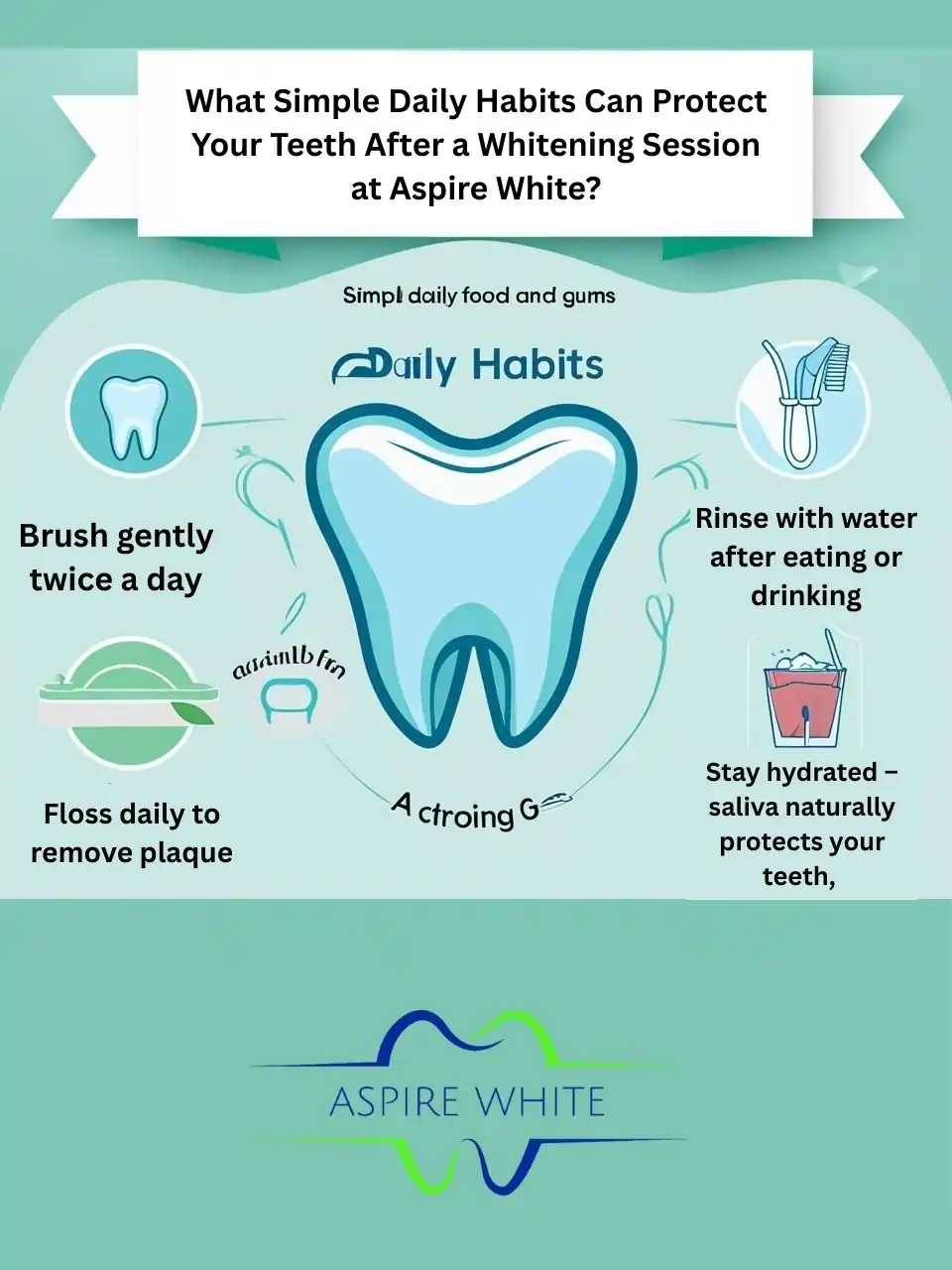 What Simple Daily Habits Can Protect Your Teeth After a Whitening Session at Aspire White Kettering
